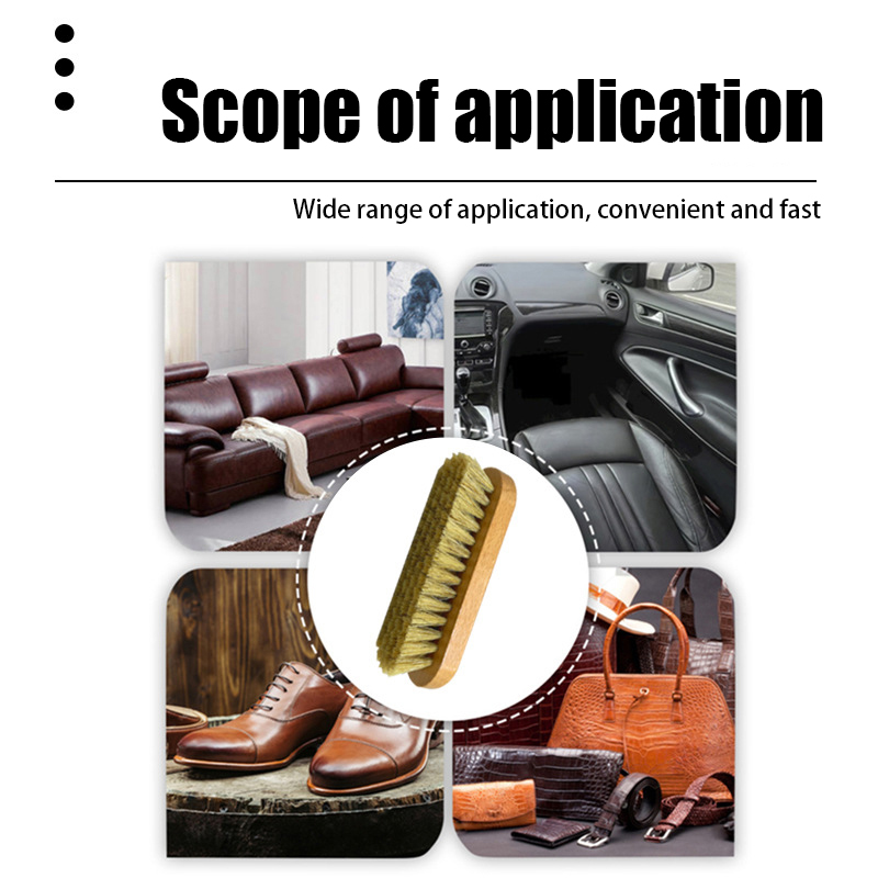 Leather Shoe Polish - 1PC Handle Dashboard Details Polishing And