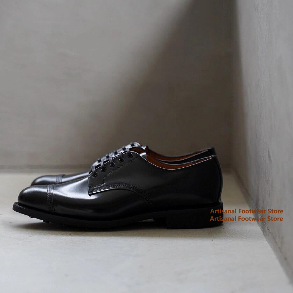 Men Black Polished Leather Oxf - огляд і ціна Leather Shoe Polish