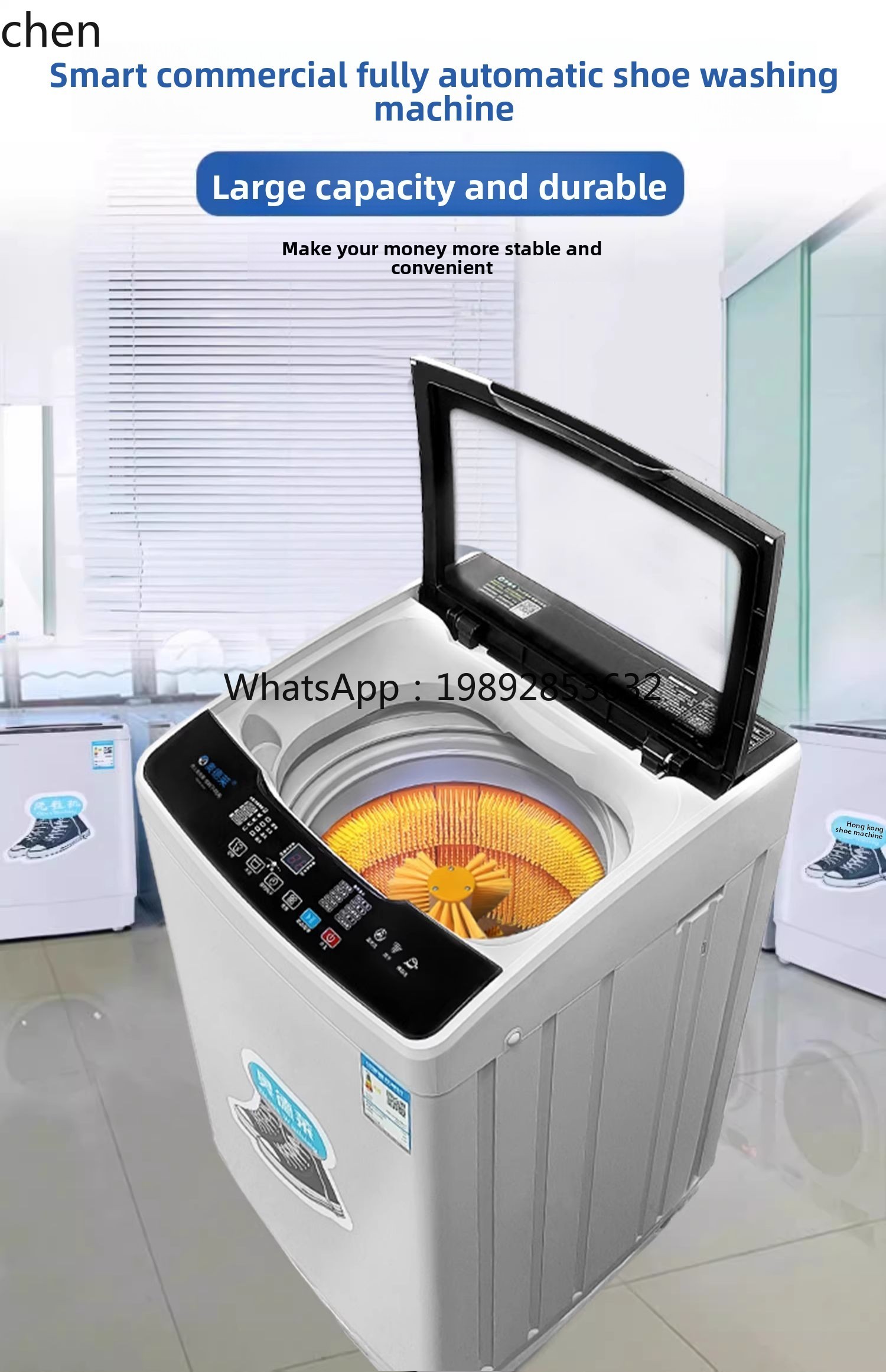 ZZ automatic shoe washing mach - огляд і ціна Shoe Brush