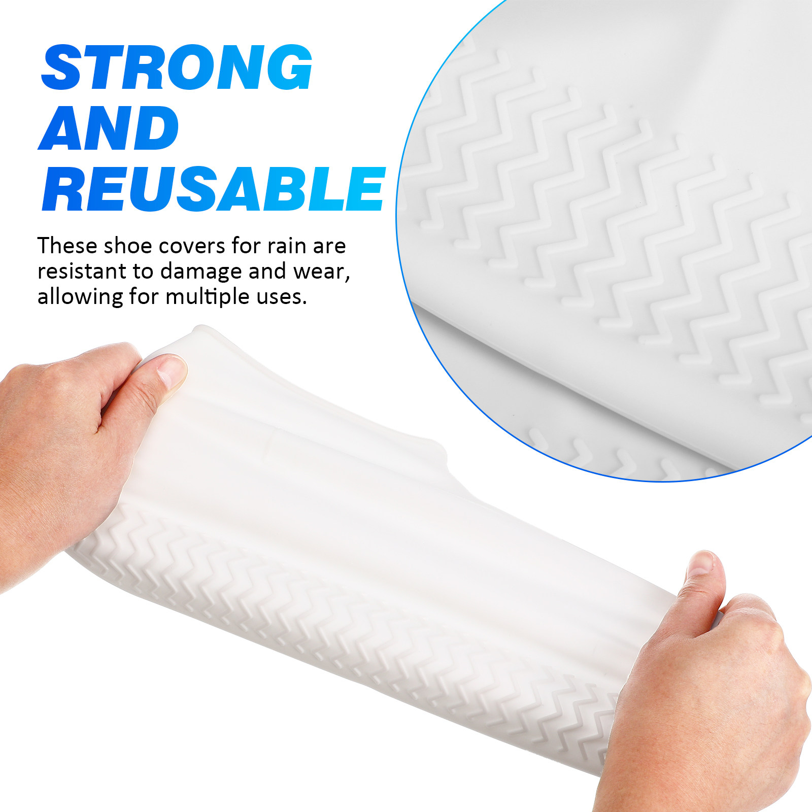 2 Pairs White L Size Waterproo - огляд і ціна Sneaker Protector