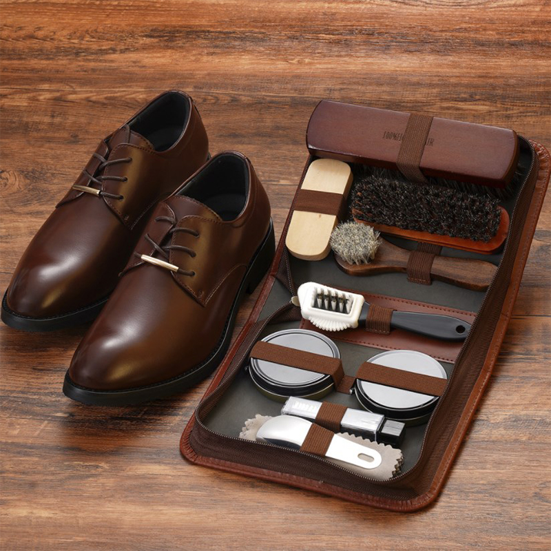 HorseHair Shoe Brush Set Leath - огляд і ціна Leather Shoe Polish