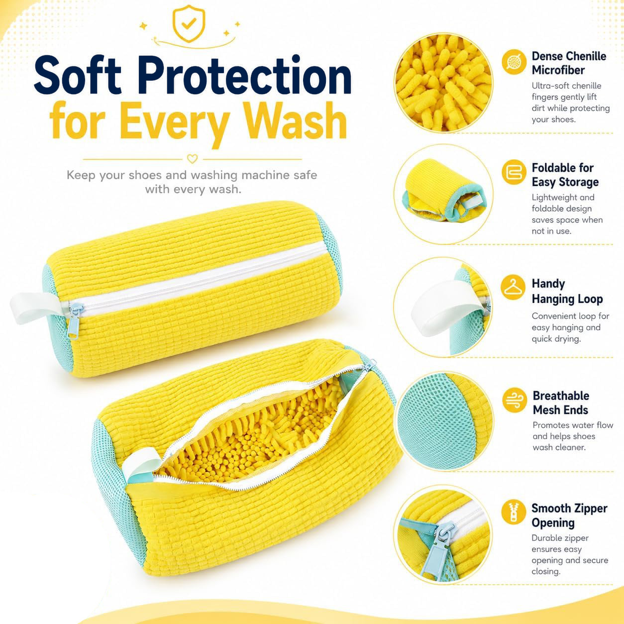 Shoe Washing Machine Bag, Laun - огляд і ціна Shoe Cleaner