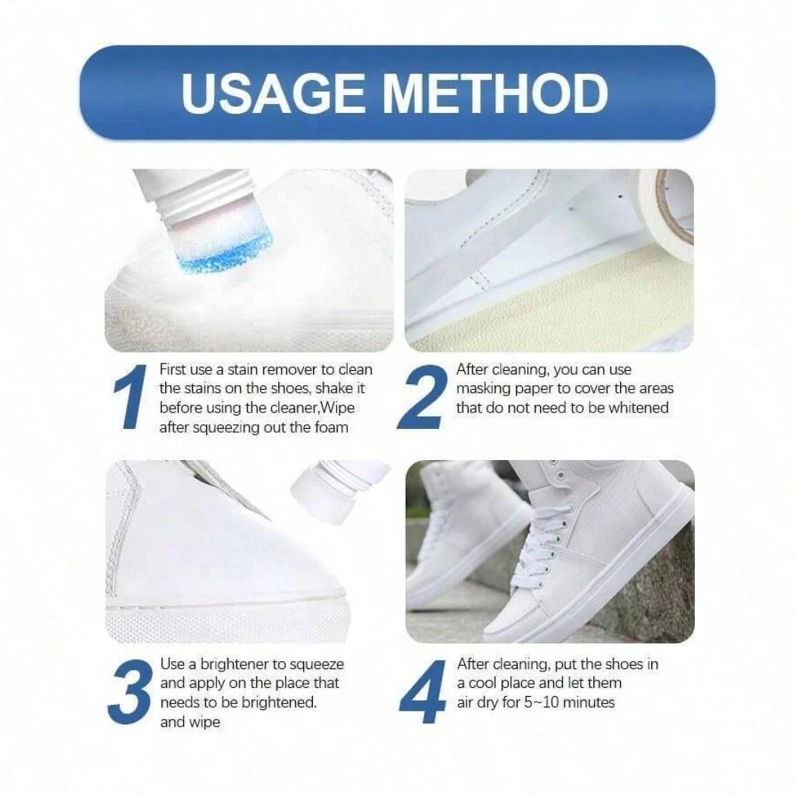 No-Wash Foam Shoes Cleaner 100 - огляд і ціна Sneaker Care Spray