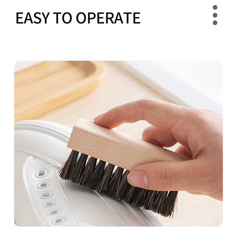 Useful Wood Handle Shoe Brush  - огляд і ціна Shoe Cleaning Brush