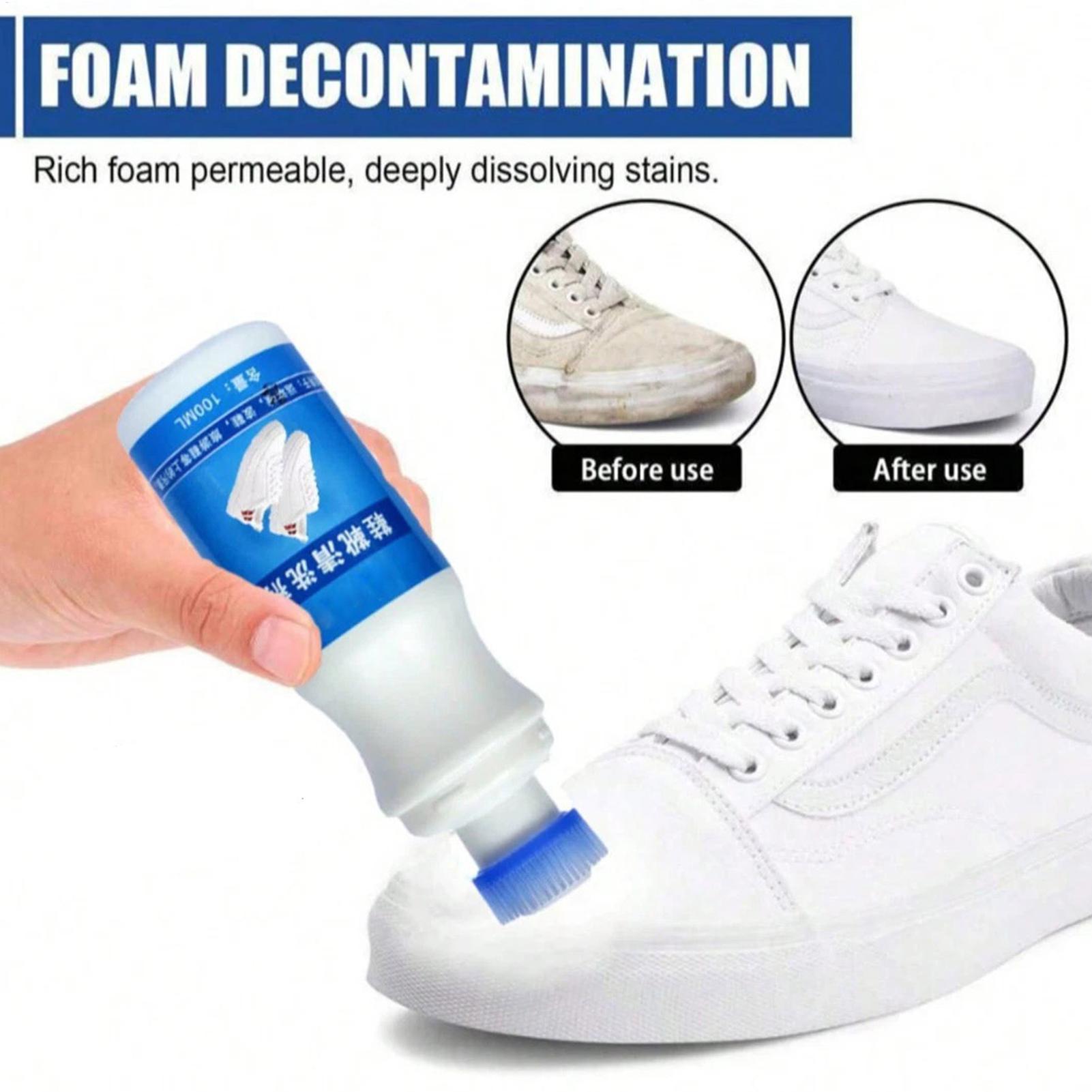 White Shoe Cleaner 100ml Foam  - огляд і ціна Sneaker Care Spray