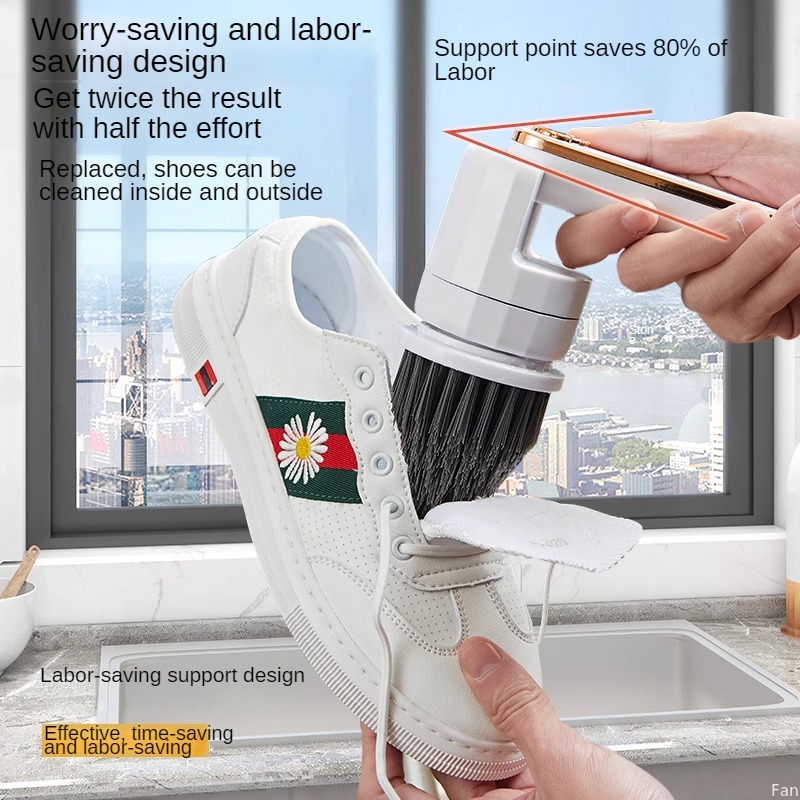 Electric Cleaning Brush Handhe - огляд і ціна Shoe Cleaning Brush