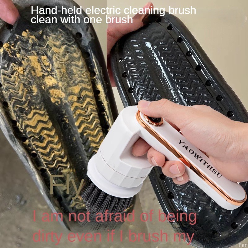 Electric Cleaning Brush Handhe - огляд і ціна Shoe Cleaning Brush